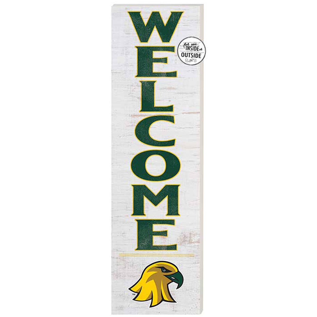 Jardine - SUNY Brockport Golden Eagles 10'' x 35'' Indoor/Outdoor Welcome Sign - White