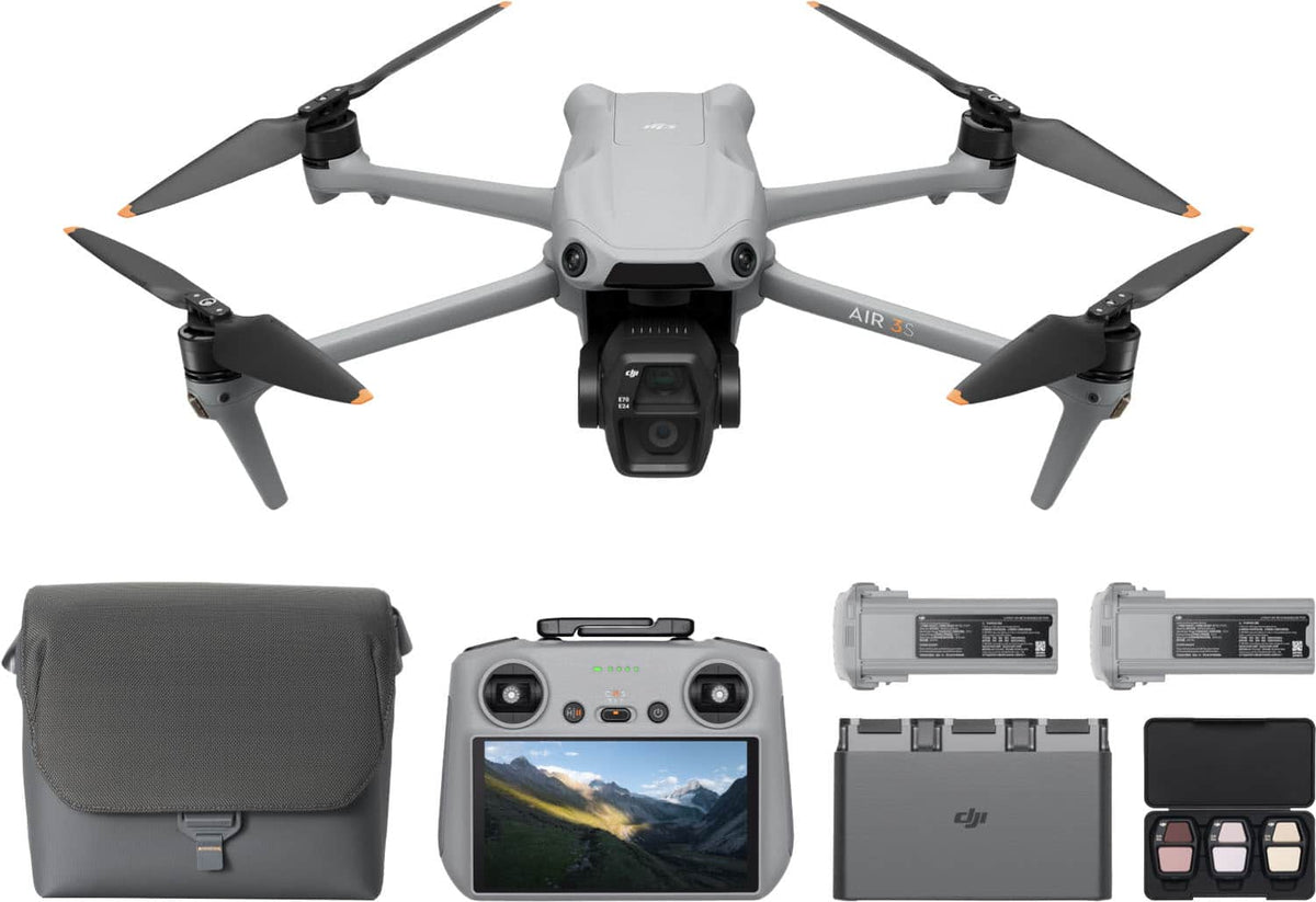 DJI - Air 3S Drone Fly More Combo (DJI RC 2)