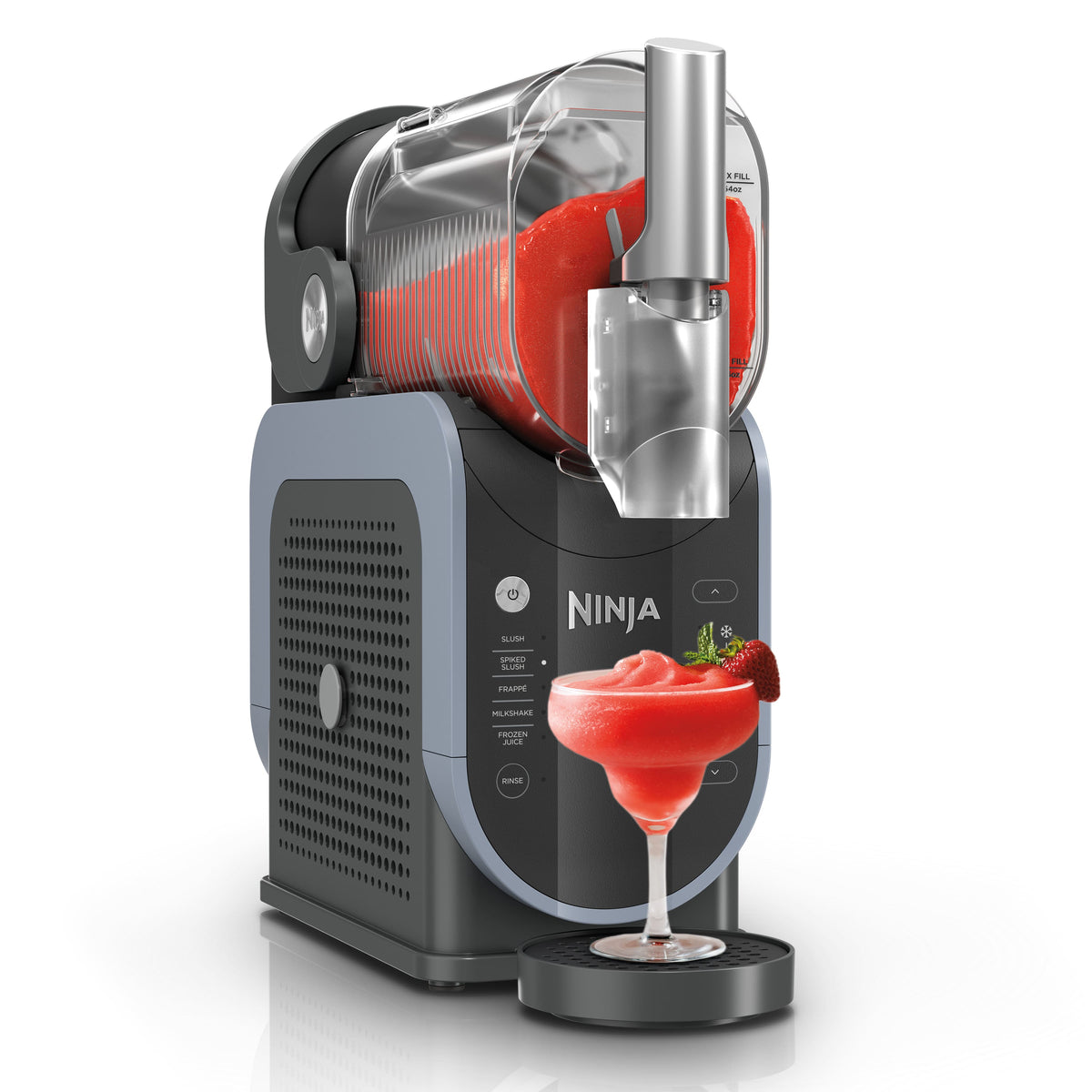 Ninja - Refurbished Excellent - SLUSHi 5-in-1 Professional Frozen Drink Maker, 88 oz. Frozen Drink & Slushie Machine, 5 Preset Programs - Artic Blue & Gray