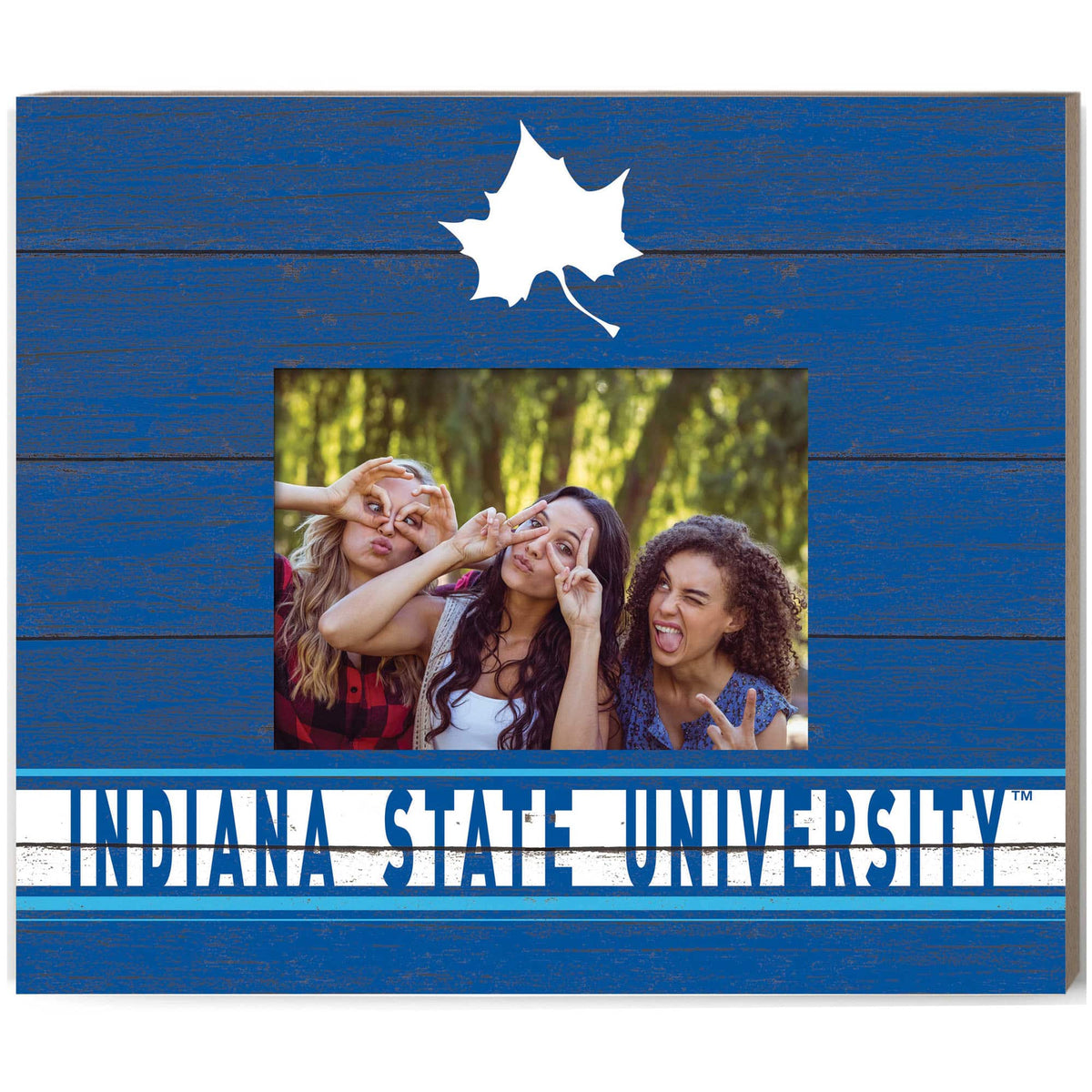 Jardine - Indiana State Sycamores 11" x 13" Team Spirit Scholastic Picture Frame - Blue