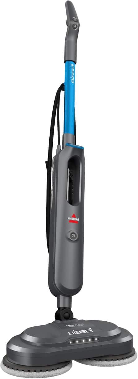 BISSELL - SpinWave SmartSteam Scrubbing & Sanitizing Spin Mop - Titanium