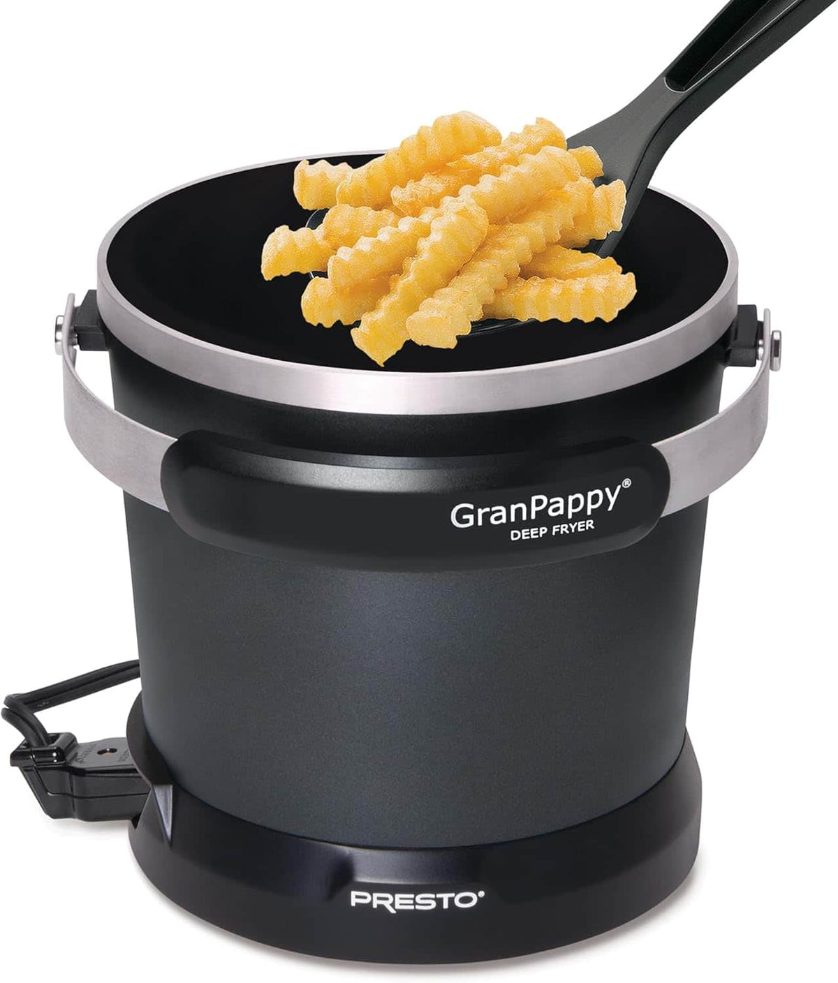 Presto - 05411 Granpappy Electric Deep Fryer - Black