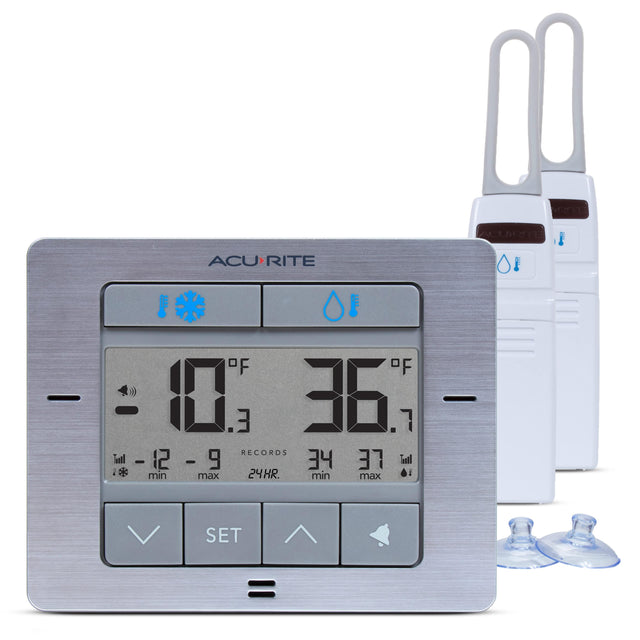 ACURITE

10.3°F 36.7°F

-12 -9 RECORDS 34 37

min max 24HR. min max

SET
