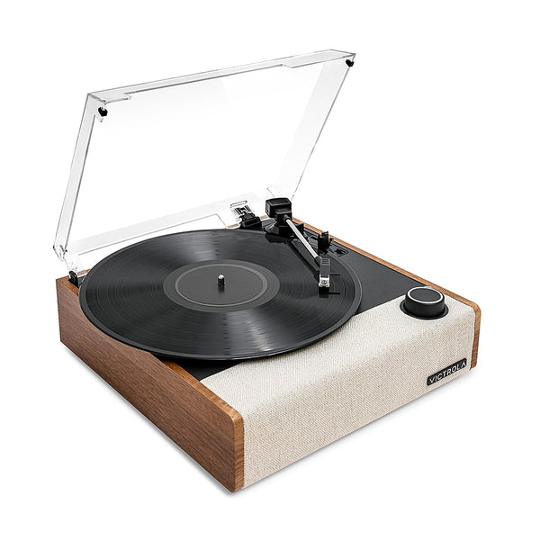 Victrola - Eastwood II Bluetooth Record Player with 3 speed Turntable - Oak