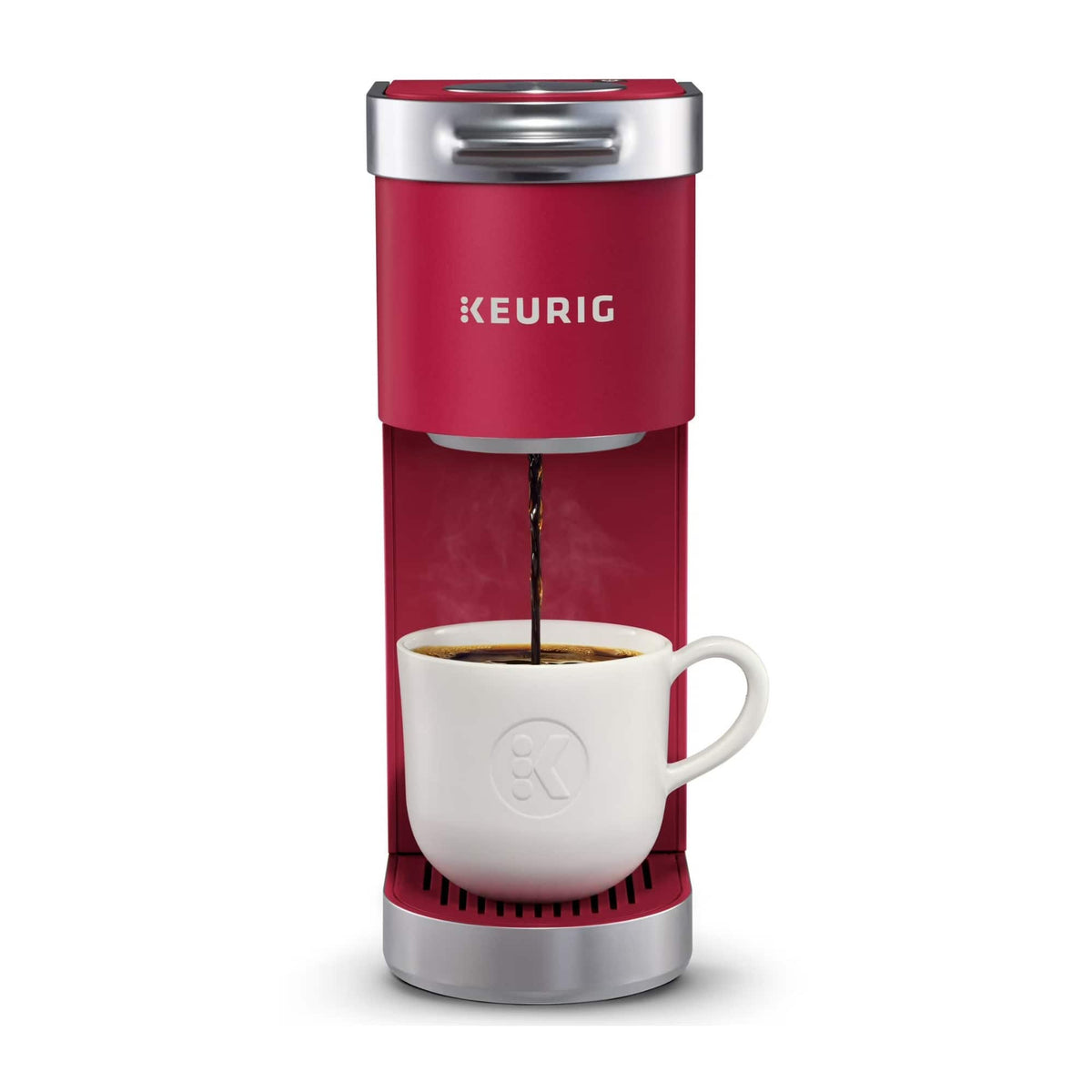 Keurig - Refurbished Excellent - K-Mini Plus Single Serve Coffee Maker (Cardinal - Red