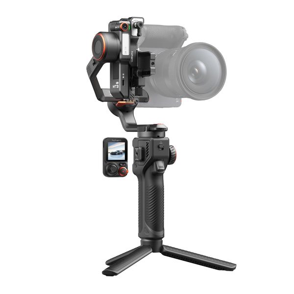 Hohem - iSteady MT3 Pro Phone & Camera Gimbal Stabilizer w/ AI Tracking, Detachable Remote for Cameras up to 5.5lbs - Black