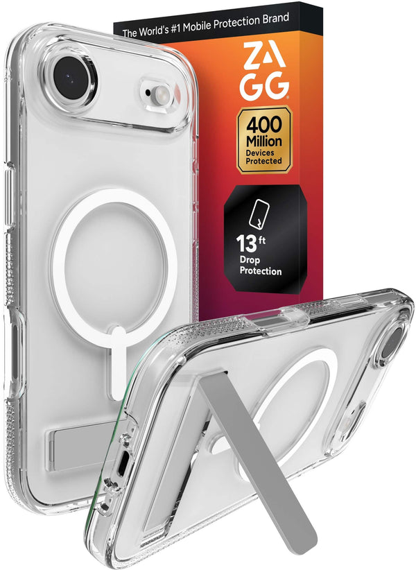 ZAGG - Crystal Palace Snap MagSafe Compatible Case w/ Kickstand for Apple iPhone Air - Clear