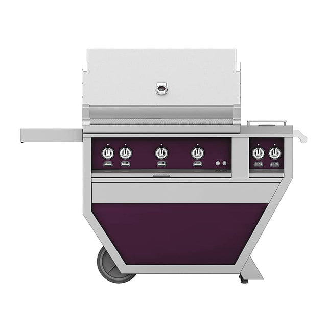 Alt View 12. Hestan - Deluxe Gas Grill - Purple.