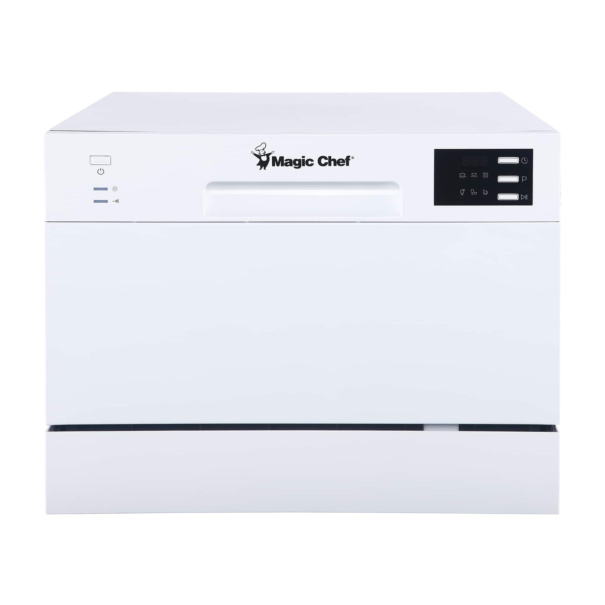 Magic Chef - Countertop Dishwasher - White