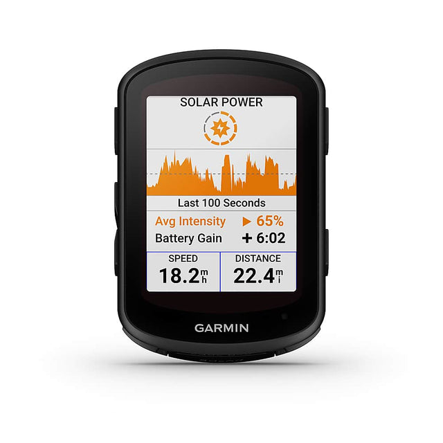 Front. Garmin - Edge 840 Solar 2.6" GPS Bike Computer - Black.