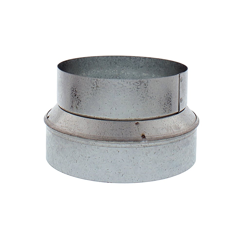 Zephyr - Duct 7 In. to 6 In. Round Reducer for Range Hood - Silver