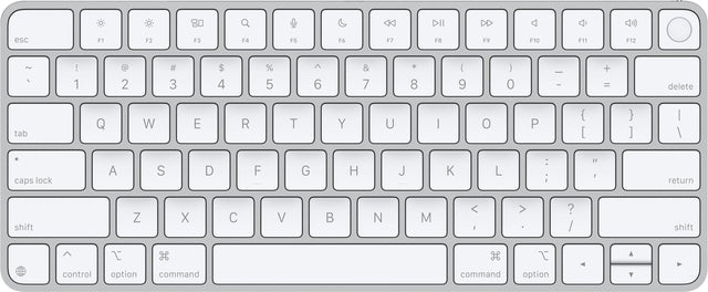 The text on the image is a list of keys on a keyboard. Here is the grouped and corrected text:

1. Function keys: F1, F2, F3, F4, F5, F6, F7, F8, F9, F10, F11, F12
2. Numeric keys: 1, 2, 3, 4, 5, 6, 7, 8, 9, 0, -, =, +, (, )
3. Modifier keys: shift, control, option, command, caps lock, and return
4. Navigation keys: arrow keys (up, down, left, and right), and home and end keys
5. Punctuation keys: [, ], |, /, and ;
6. Numeric keypad keys: 7, 8, 9, *, -, and =
7. Other keys: tab, Q, W, E, R, T, Y, U, I, O, P