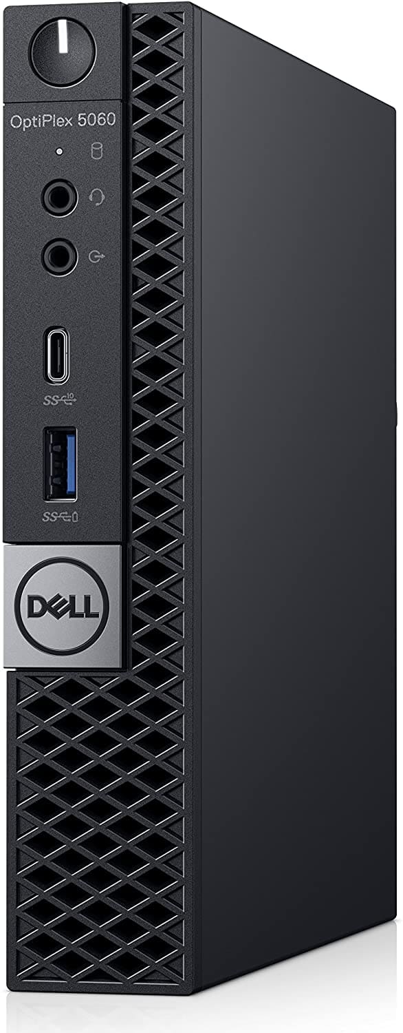 Dell - Refurbished Excellent - Optiplex 5060 Micro Intel i7-8700T 32GB 512GB SSD Windows 11 Pro - Black