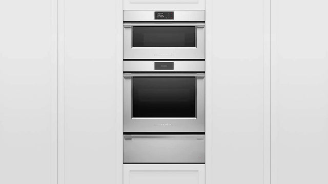 Alt View 12. Fisher & Paykel - 30" Built-in Electric Convection Speed Oven - Stainless Steel.