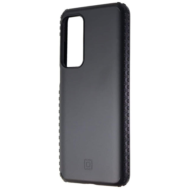 Front. Incipio - Incipio Grip Series Rugged Case for Motorola Edge (2021) Smartphones - Black - Black.