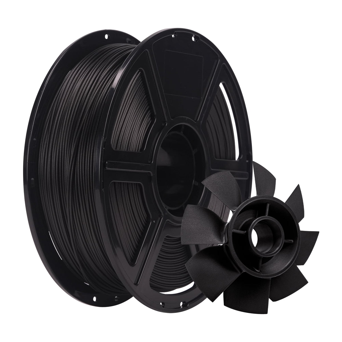 Flashforge - Carbon Fiber PETG 3D Printer Filament-1.75mm-1kg (2.2 lbs) Spool - Black