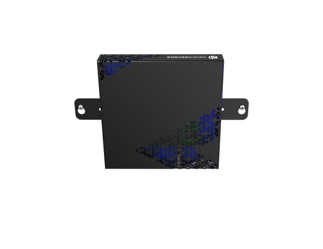 Front. Kaleidescape - KMOUNT-WALLPLATE - Black.