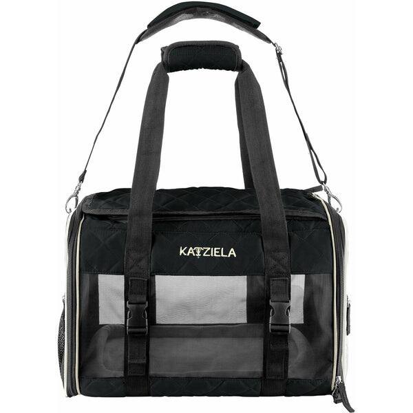 Front. Katziela - Katziela Quilted Companion Pet Carrier - Comfortable.