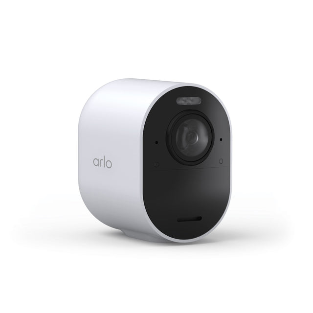 Front. Arlo - Ultra Outdoor Security Camera 4K HDR (3rd Gen, 2025 Release) - Wireless, Rechargeable Battery, Add-On Cam - White.