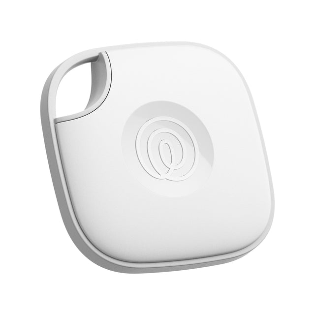 Front. Tile by Life360 - Life360 Tile Bluetooth Tracker, Keys Finder and Item Locator. iOS and Android Compatible. 1-Pack - White.