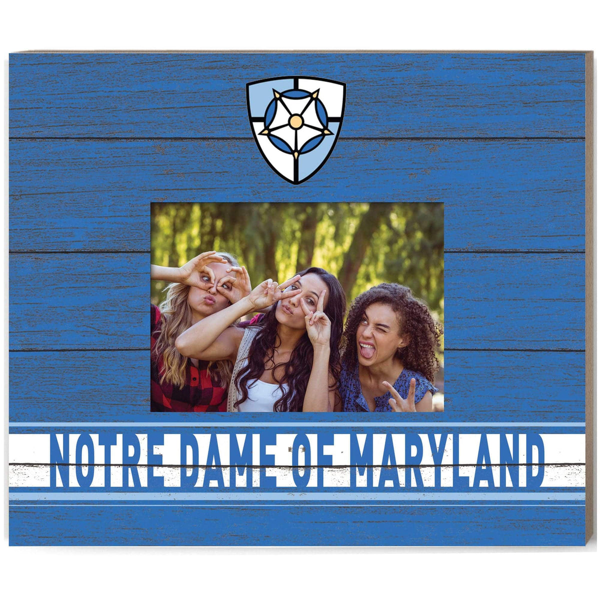 Jardine - Notre Dame of Maryland Gators 11'' x 13'' Team Spirit Scholastic Picture Frame - Blue