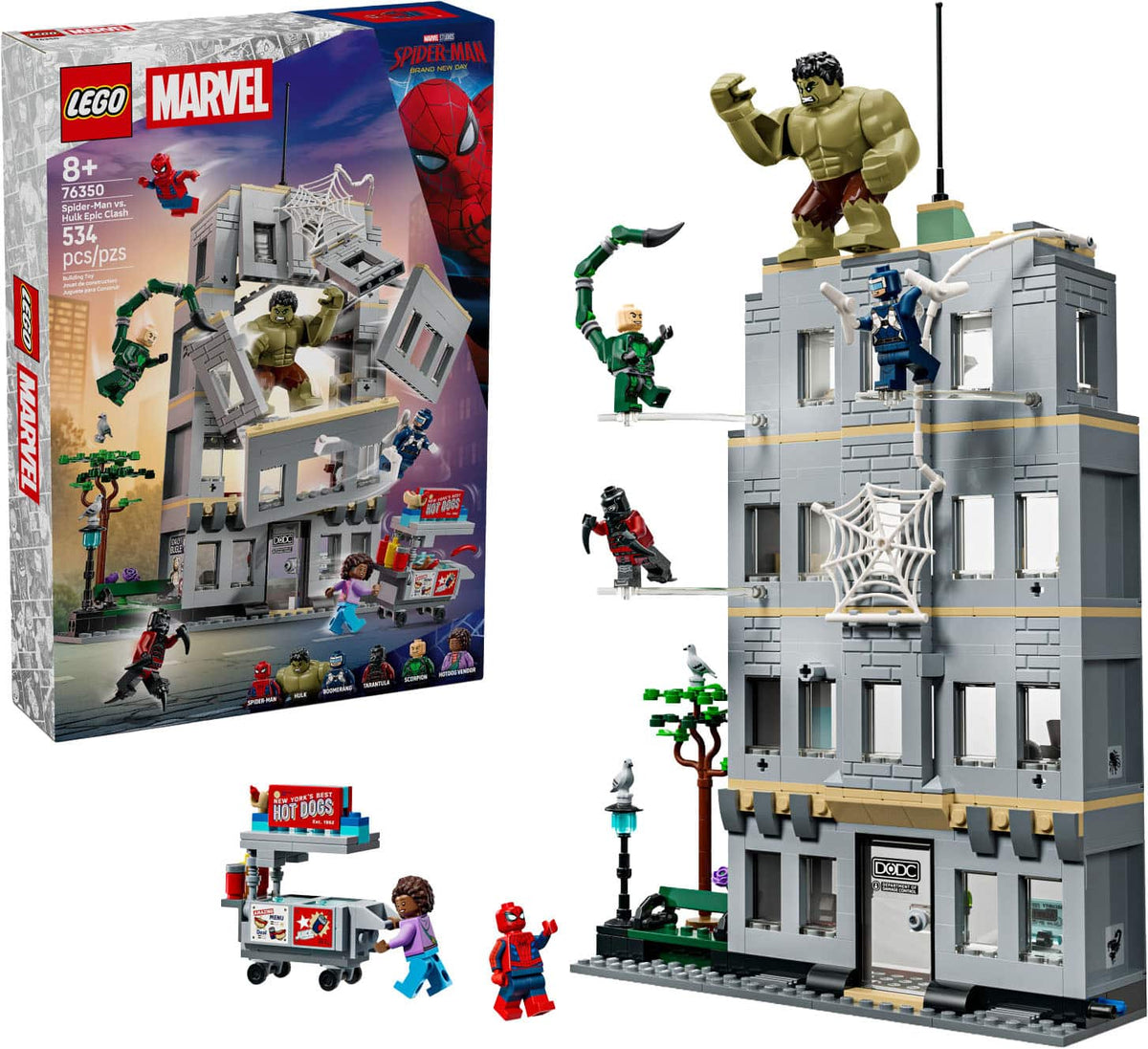 LEGO - Marvel Spider-Man vs. Hulk Epic Clash 76350