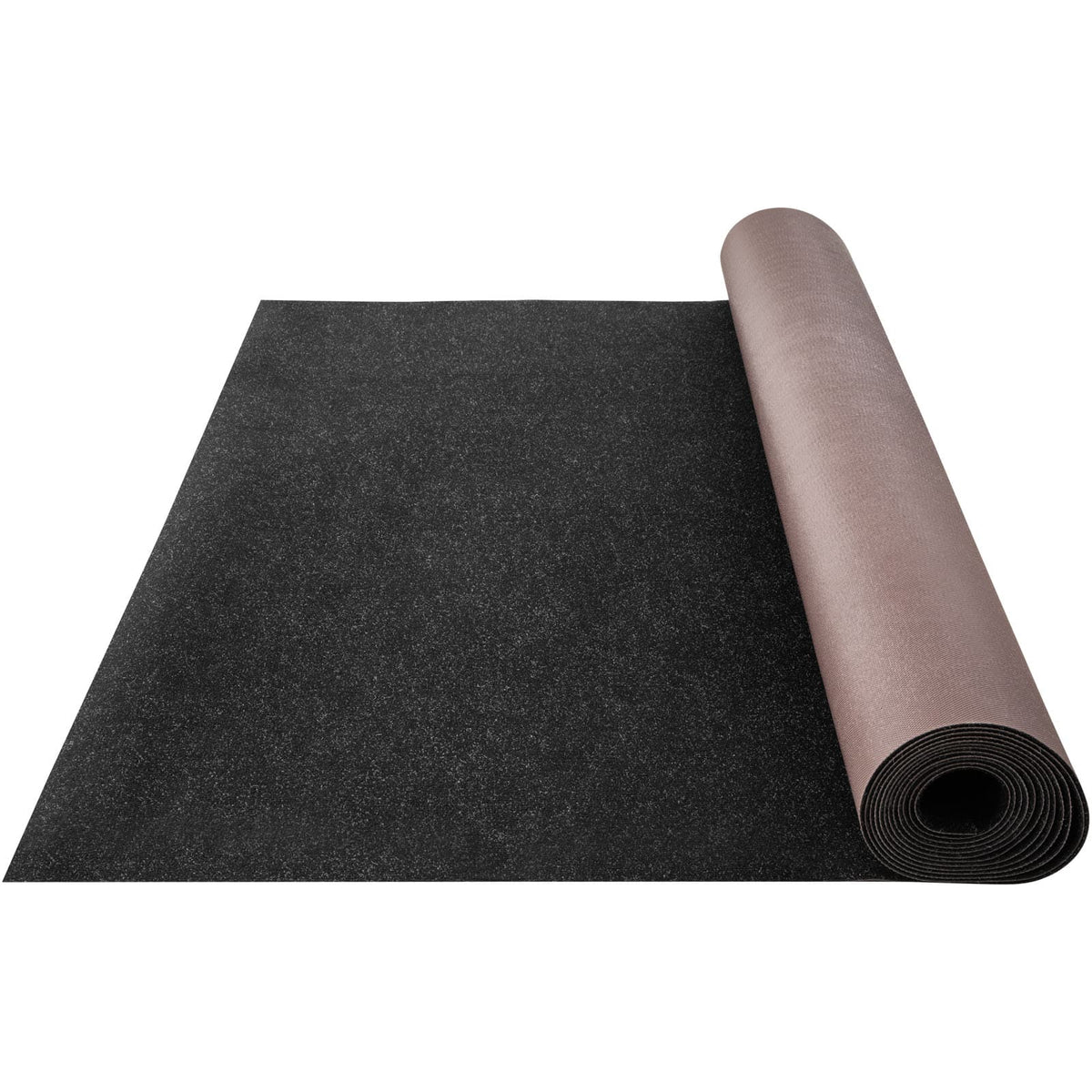 VEVOR - Marine Carpet, 6 x 30 ft Boat Carpeting, Marine Grade Boat Carpet, Indoor/Outdoor with Water-proof TPR Backing - Charcoal Black