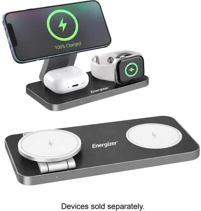 100% Charged  
Energizer  
Devices sold separately.
