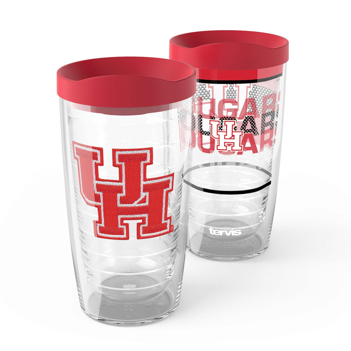 Tervis - Houston Cougars 2-Pack 16oz. Competitor & Emblem Tumbler Set - Multicolor
