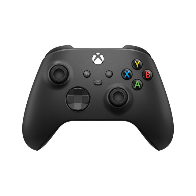 Front. Microsoft - XBOX Wireless Controller for XBOX Series X, XBOX Series S, XBOX One, PCs, and Cloud-Enabled Devices - Carbon Black.