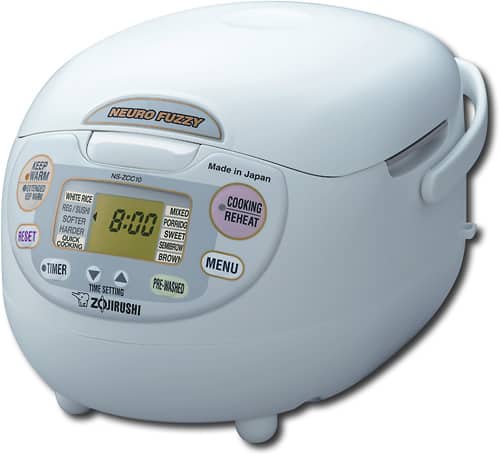 Angle. Zojirushi - Neuro Fuzzy Rice Cooker and Warmer - White.
