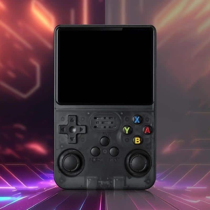 R36S Retro Handheld Game Console, 3.5-inch HD Screen, 64GB Large Capacity Memory, Portable Handheld Game Console
