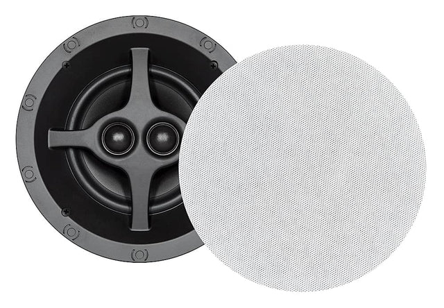 Front. Sonance - C6R SST SINGLE SPEAKER - C Series 6-1/2" Single Stereo 2-Way In-Ceiling Speaker (Each) - Paintable White.