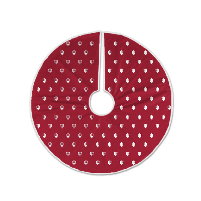 Front. Pegasus - Indiana Hoosiers Microplush Christmas Tree Skirt - Multicolor.