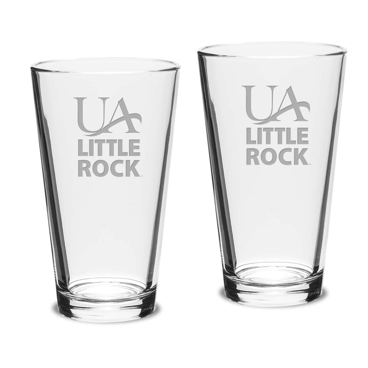 Jardine - Arkansas Little Rock Trojans 16oz. 2-Piece Classic Pub Glass Set - Multicolor