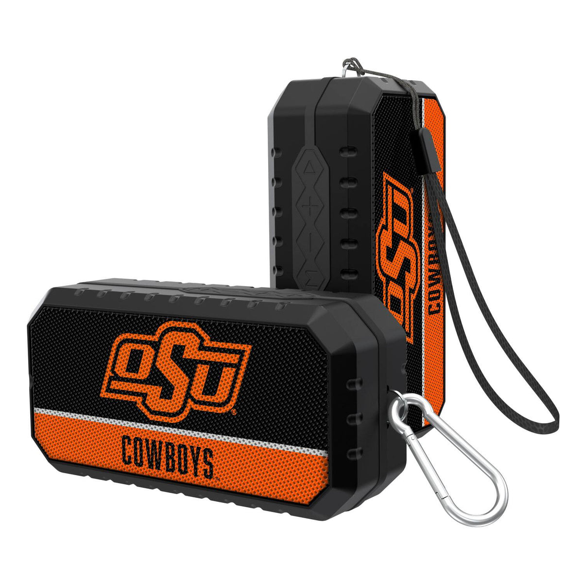 Keyscaper - Oklahoma State Cowboys End Zone Water Resistant Bluetooth Speaker - Multicolor