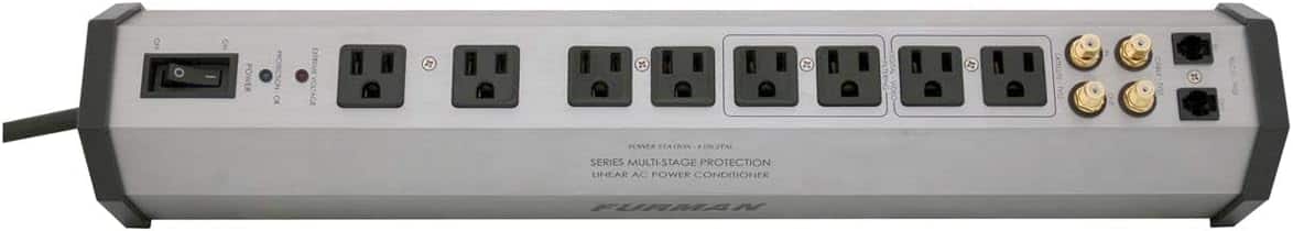 Furman - PST-8D SMP EVS LiFT 15A 8-Outlet Power Conditioner with Isolated Outlet Banks - Gray