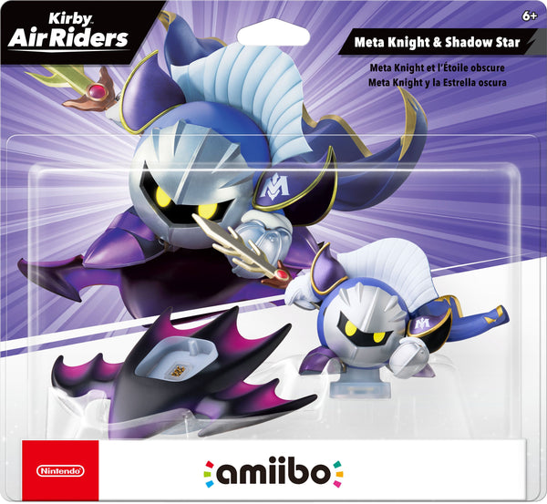 Nintendo - amiibo - Meta Knight & Shadow Star - Kirby Air Riders Series - Multi