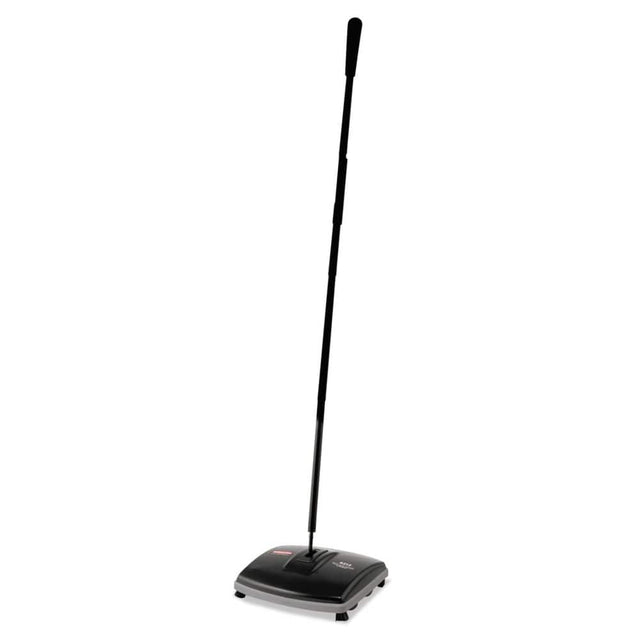 Front. RubberMaid - Rubbermaid Commercial FG421288BLA 44 in. Handle Floor and Carpet Sweeper - Black/Gray - Black/Gray.