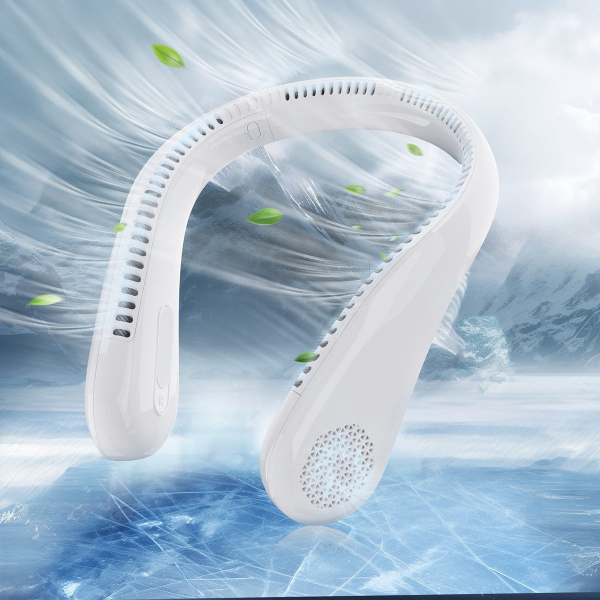 Anysun - Portable Neck Fan - 4-Speed Bladeless, Hands-Free,  for Outdoor, Travel & Jobsite.