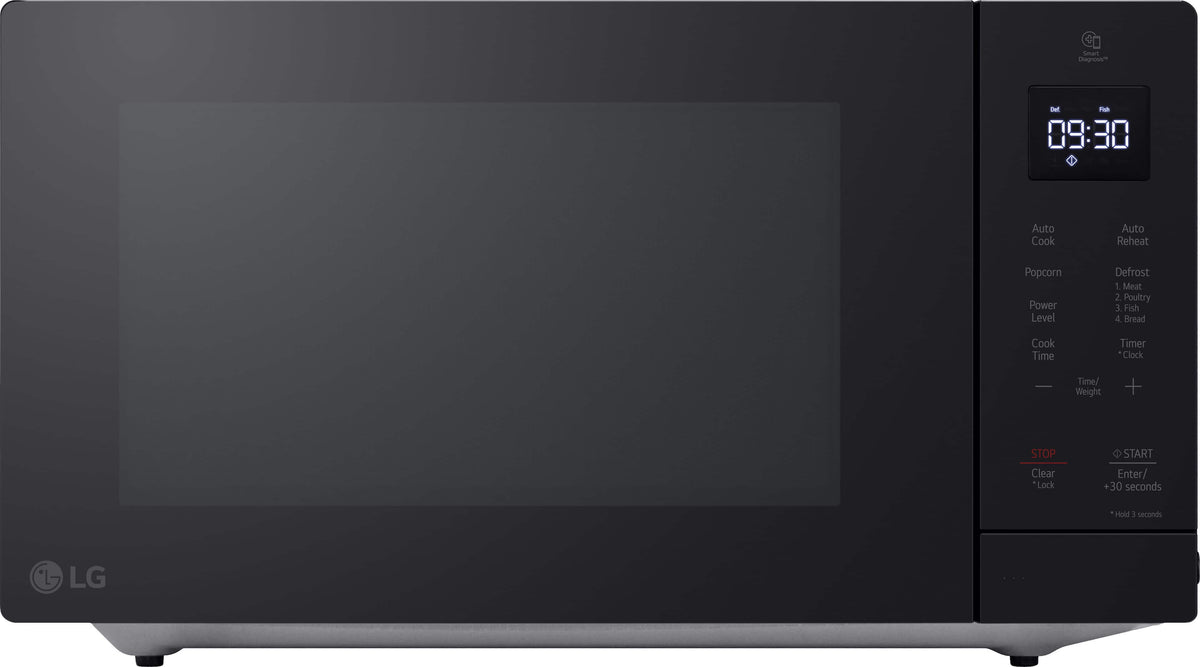 LG - 1.1 Cu. Ft. Countertop Microwave with Easy Clean and Auto Cook - Black