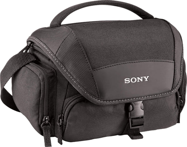 Soft Carrying Case for Select Sony Digital Cameras and Camcorders - Black