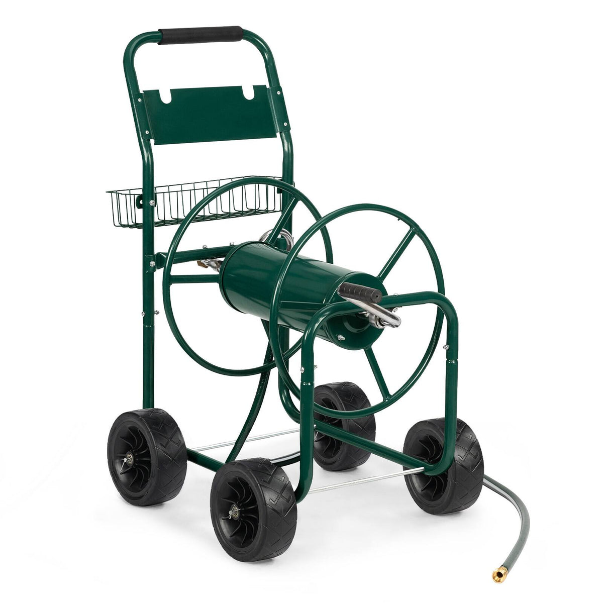 Winado - Garden Hose Reel Cart, Heavy Duty Water Hose Cart for Outside, Lawn Watering, for Garden Hold Up to 300 ft