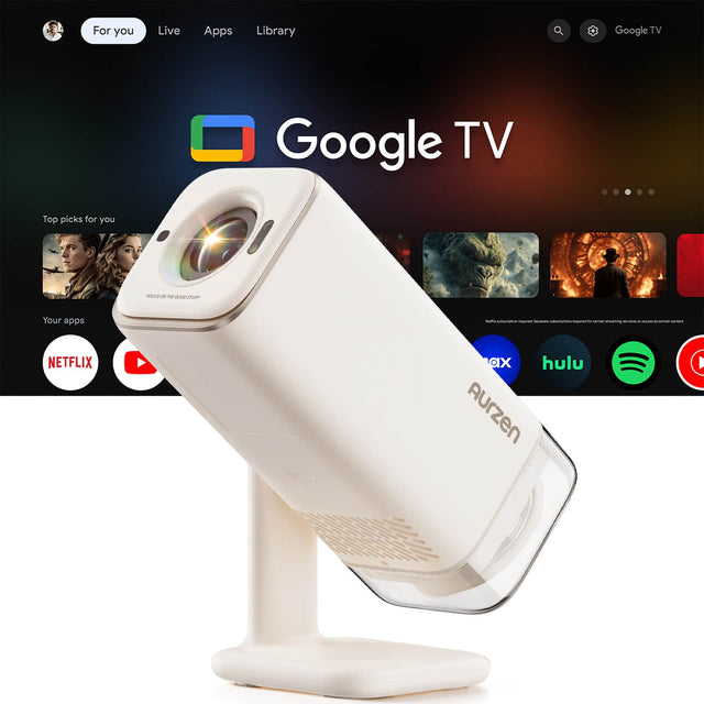 For you  
Live  
Apps  
Library  

Google TV  

Top picks for you  

Your apps  

NETFLIX  
hulu  
Aurzen  
Spotify  
YouTube