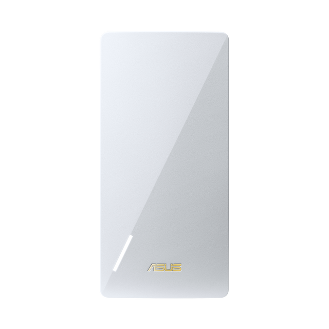Front. ASUS - RP-BE58 BE3600 Dual-Band Wi-Fi 7 AiMesh Range Extender - White.