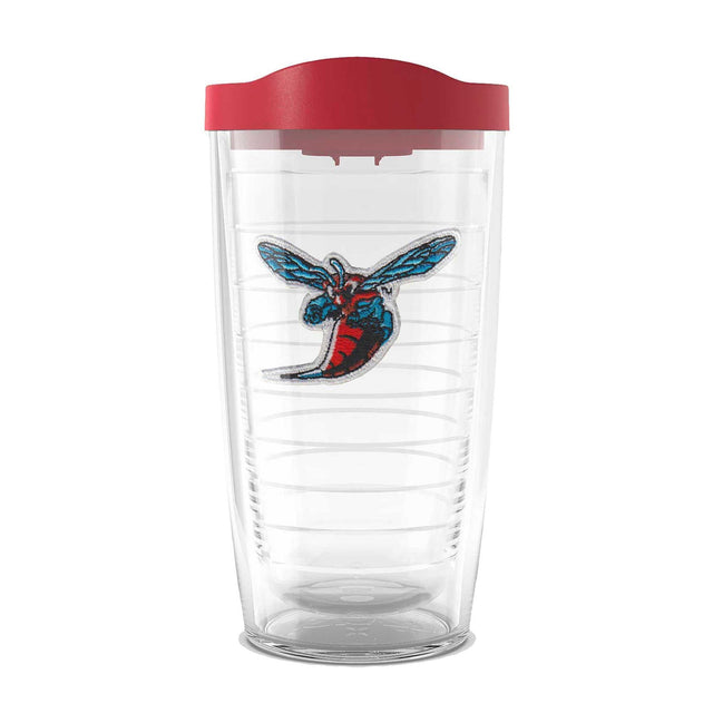Front. Tervis - Delaware State Hornets 16oz. Emblem Classic Travel Tumbler - Multicolor.