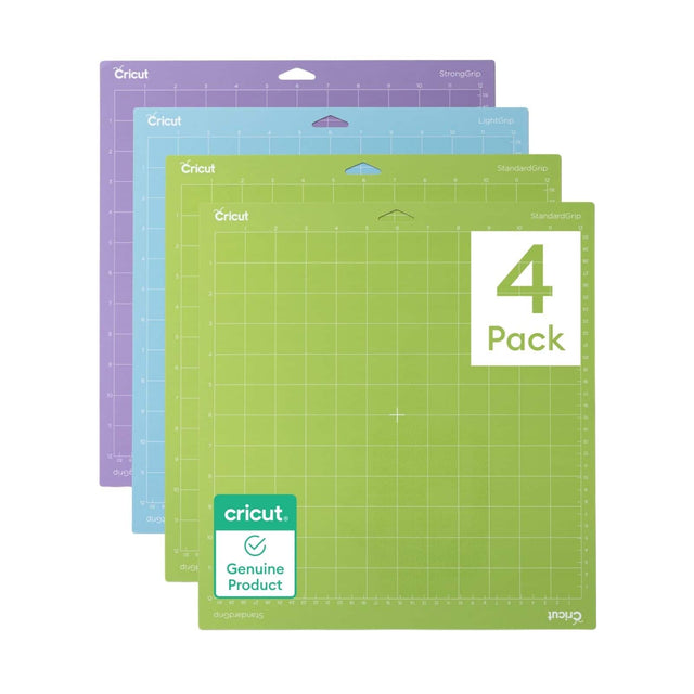 Cricut - 4 Pack  
StrongGrip  
LightGrip  
StandardGrip  
StandardGrip  
Genuine Product