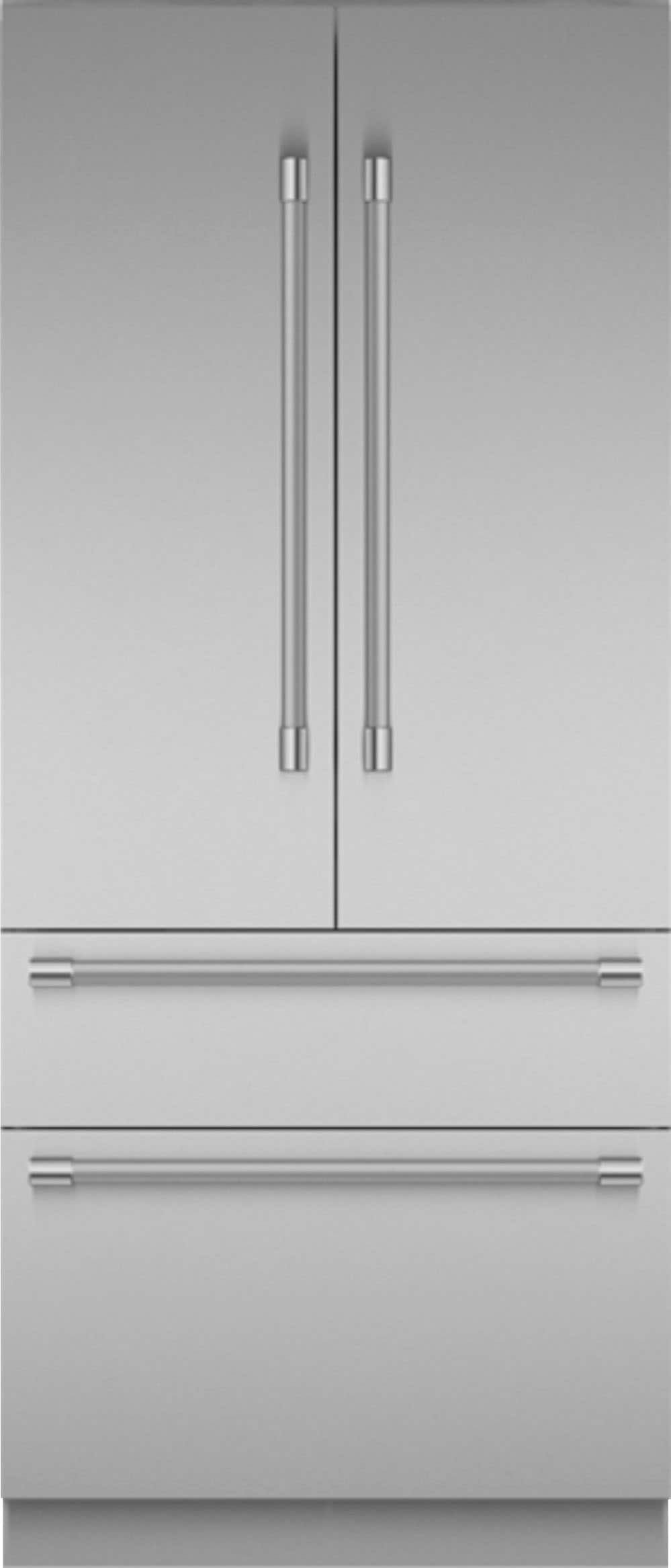 Thermador - Freedom Collection 36 in. Wide 18.8 Cu. Ft. French Door Built-in Smart Refrigerator with Professional Series Handles - Stainless Steel
