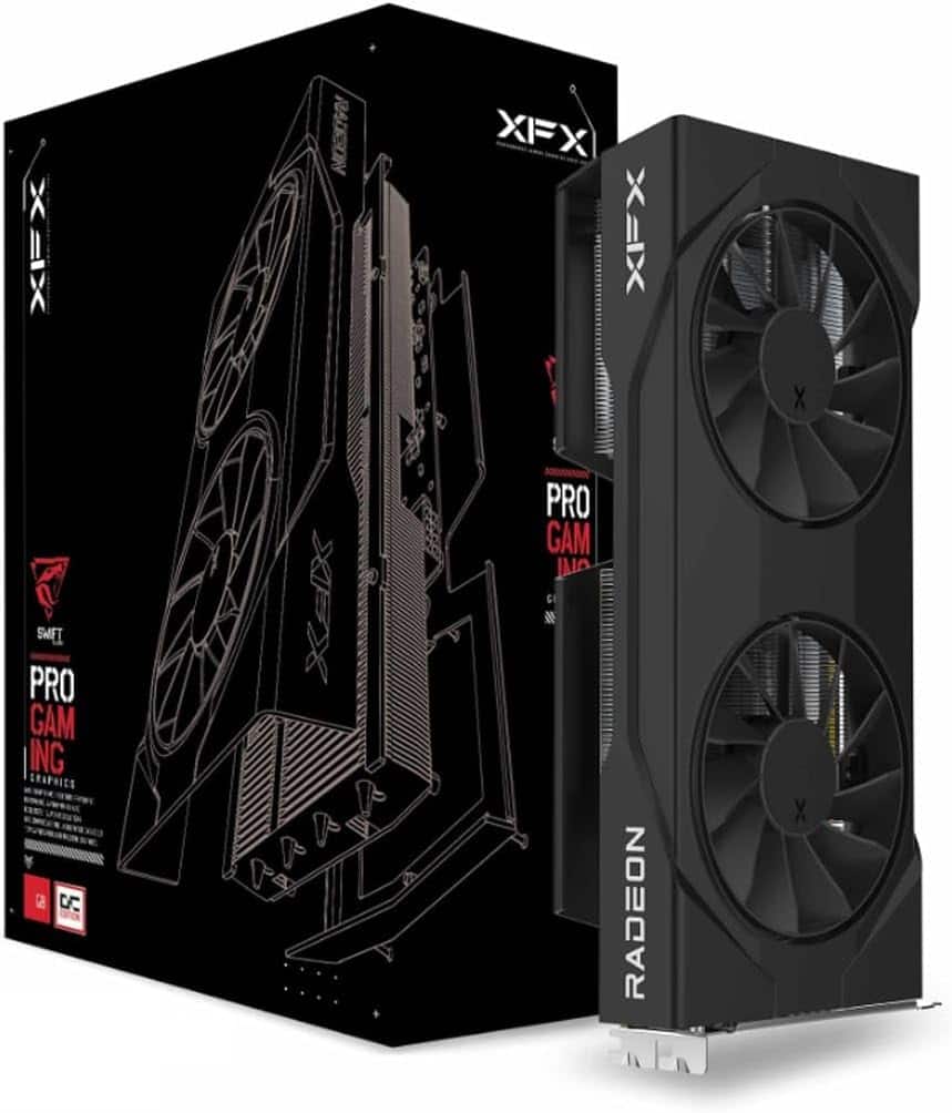XFX - RX-96TSW16BQ Swift AMD Radeon RX 9060 XT OC Gaming Edition with 16GB GDDR6