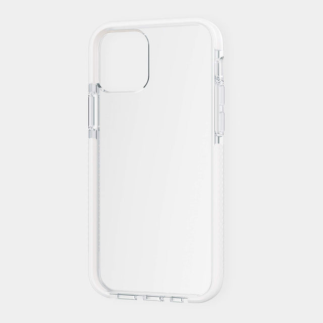 Front. BodyGuardz - BodyGuardz Ace Pro, Impact Resistant Case Compatible with The iPhone 12/12 Pro (Clear/White) - Clear.